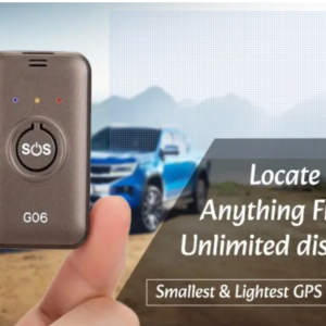 Wukama GF-06 Mini Portable Real Time Personal and Vehicle GPS Tracker Strong Magnetic GPS Device  (30 Maps, Black)