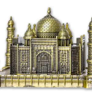 THE QUIRKY HOME Taj Mahal Statue Model, Souvenir, Replica, Monuments, Antique Finish Decorative Showpiece - 10 cm  (Metal, Brown)